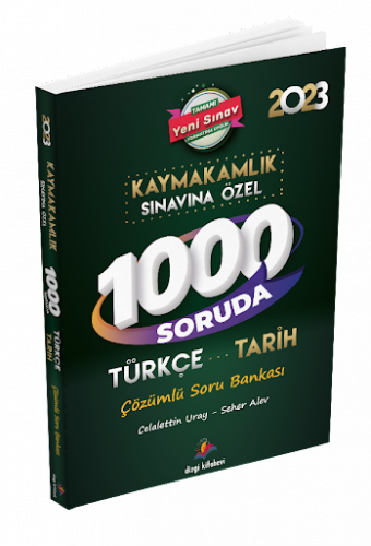 Dizgi Kitap Yayınları 2023 Kaymakamlık 1000 Soruda Türkçe Tarih Soru B