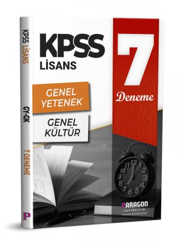 Paragon Yayınları 2022 KPSS Lisans Genel Yetenek - Genel Kültür 7 Deneme
