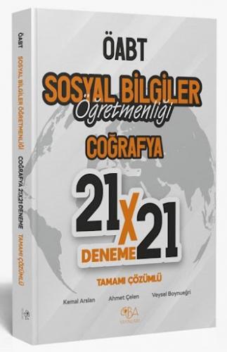 CBA Yayınları ÖABT Sosyal Bilgiler Coğrafya 21x21 Deneme Çözümlü Kemal