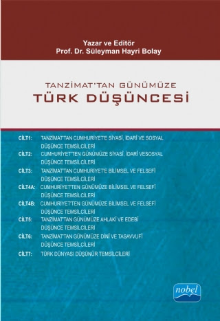 Tanzimat 'tan Günümüze Türk Düşüncesi ( 7 Cilt - 8 Kitap ) Süleyman Ha