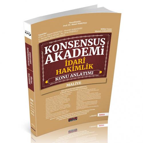 Savaş Yayınları 2022 Konsensus Akademi İdari Hakimlik Maliye Konu Anlatımı