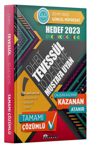 Uyan Yayınları 2022-23 DHBT Tevessül 10 Deneme Çözümlü Mustafa Uyan