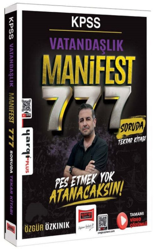 Soru Bankası - Yargı Yayınları KPSS Vatandaşlık Manifest Serisi 777 So
