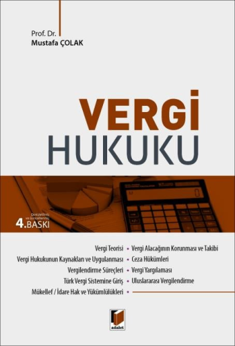 Hukuk Kitapları, - Adalet Yayınevi - Vergi Hukuku