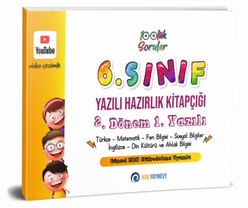 NSN Yayınları 6. Sınıf Yazılı Hazırlık Kitapçığı 2. Dönem 1. Yazılı