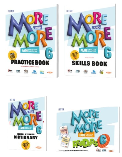 More More 6. Sınıf Engilish Practice Book 4 lü set