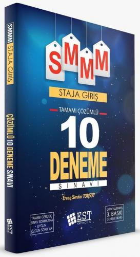 EST Yayınları SMMM Staja Başlama Tamamı Çözümlü 10 Deneme Sınavı Ercan
