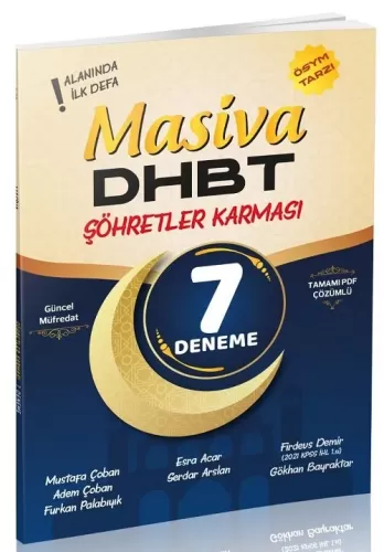 Masiva Yayınları DHBT Şöhretler Karması 7 Deneme