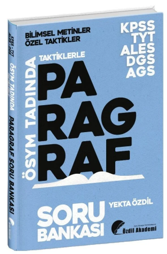 KPSS GY GK,Soru Bankası, - Özdil Akademi Yayınları - Özdil Akademi KPS