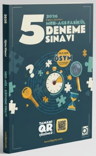 MEB-AGS Hazırlık,MEB-AGS Deneme Sınavları, - Bigelio Yayıncılık - Bige