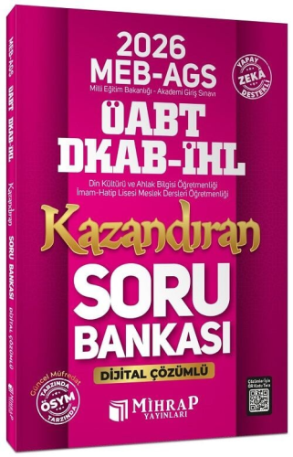 MEB-AGS ÖABT Kitapları,Soru Bankası, - Mihrap Yayınları - Mihrap Yayın