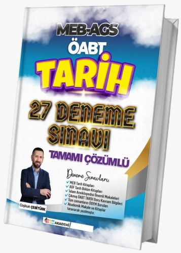 Deneme - TKM Akademi 2026 ÖABT MEB-AGS Tarih Öğretmenliği 24 Deneme Çö