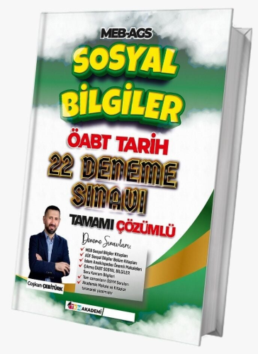 TKM Akademi ÖABT MEB-AGS Sosyal Bilgiler Öğretmenliği Tarih 22 Deneme Çözümlü