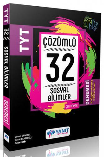 Yanıt Yayınları TYT Sosyal Bilimler Çözümlü 32 Deneme Komisyon
