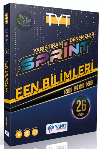 Yanıt Yayınları YKS -  TYT Fen Bilimleri Sprint 26 Deneme Video Çözümlü