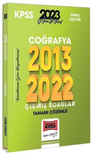 Yargı Yayınları 2023 KPSS Coğrafya 2013-2022 Tamamı Çözümlü Çıkmış Sor