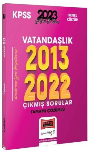 Yargı Yayınları 2023 KPSS Vatandaşlık 2013-2022 Tamamı Çözümlü Çıkmış 