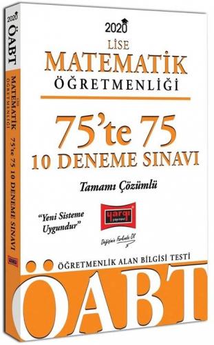 KELEPİR Yargı Yayınları 2020 ÖABT Lise Matematik Öğretmenliği 75 te 75 10 Deneme Sınavı Çözümlü