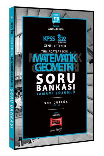 Yargı Yayınları 2022 KPSS Matematik Geometri Son Düzlük Tamamı Çözümlü