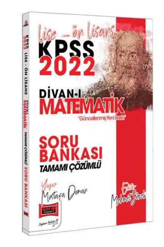 Yargı Yayınları 2022 KPSS Lise Ön Lisans Divan-ı Matematik Tamamı Çözü