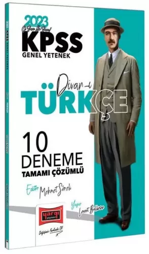 Yargı Yayınları 2023 KPSS Divan-ı Türkçe Tamamı Çözümlü 10 Deneme Leve