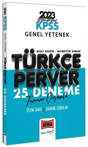 Yargı Yayınları 2023 KPSS Türkçeperver Tamamı Çözümlü 25 Deneme Neşet 