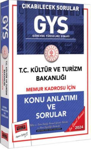 Yargı Yayınları 2024 GYS Kültür ve Turizm Bakanlığı Memur Kadrosu İçin Konu Anlatımı ve Sorular