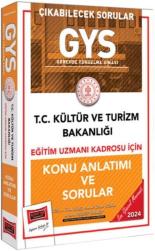 Yargı Yayınları 2024 GYS Kültür ve Turizm Bakanlığı Eğitim Uzmanı Kadrosu İçin Konu Anlatımı ve Sorular