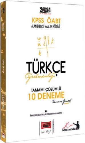 Yargı Yayınları 2024 ÖABT Türkçe Öğretmenliği Tamamı Çözümlü 10 Deneme