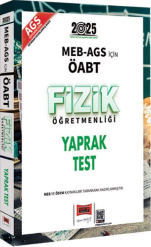 Yargı Yayınları 2025 MEB-AGS ÖABT Fizik Öğretmenliği Yaprak Test