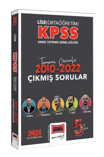 Yargı Yayınları 2024 KPSS GY-GK Lise (Ortaöğretim) Tamamı Çözümlü 2010