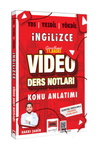 Yargı Yayınları YDS YÖKDİL YKSDİL İngilizce Video Ders Notları