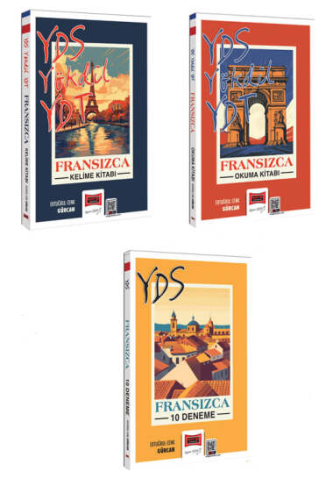 YDS YÖKDİL YDT Fransızca Kelime ve Okuma ve 10 Deneme Seti