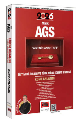 Yargı Yayınları 2026 MEB-AGS Anahtarı Eğitim Bilimleri ve Türk Milli Eğitim Sistemi Konu Anlatımı Modül 1