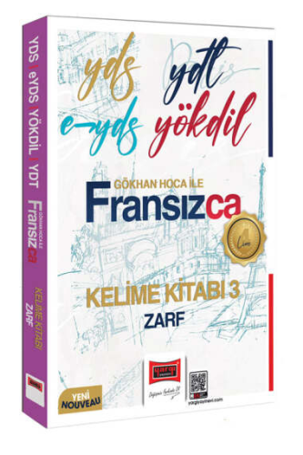 Yargı Yayınları YDS YDT E-YDS YÖKDİL Fransızca Kelime Kitabı 3 Zarf