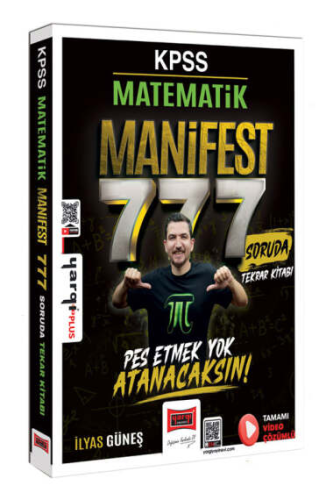Soru Bankası - Yargı Yayınları KPSS Matematik Manifest Serisi 777 Soru