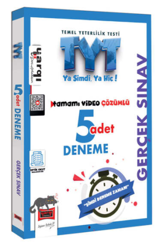 TYT Deneme Sınavları - Yargı Yayınları TYT Tamamı Video Çözümlü 5 Dene