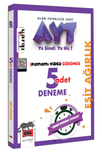 - Yargı Yayınları AYT Eşit Ağırlık Tamamı Video Çözümlü 5 Deneme - Kom