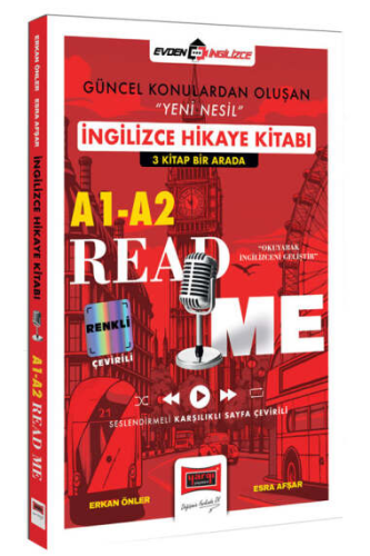 Yargı Yayınları A1-A2 Read Me İngilizce Hikaye Kitabı 3 Kitap Bir Arada