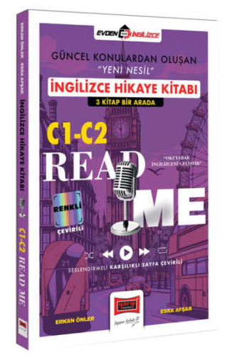 Yargı Yayınları C1-C2 Read Me İngilizce Hikaye Kitabı 3 Kitap Bir Arada