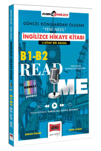 Yargı Yayınları B1-B2 Read Me İngilizce Hikaye Kitabı 3 Kitap Bir Arada