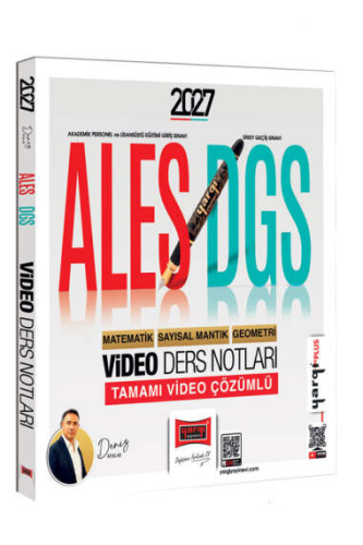 Yargı Yayınları 2027 ALES DGS Matematik Sayısal Mantık Geometri Video Ders Notları