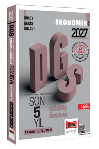 Yargı Yayınları 2027 DGS Sayısal-Sözel Yetenek Tamamı Çözümlü Son 5 Yı