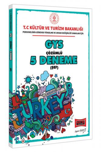 Yargı Yayınları GYS T.C. Kültür ve Turizm Bakanlığı Şef İçin Çözümlü 5