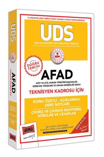 ​​Yargı Yayınları UDS AFAD Teknisyen Kadrosu İçin Konu Özetli Çıkmış ve Çıkması Muhtemel Sorular