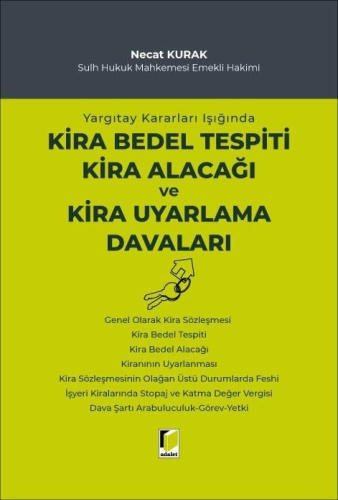 - Adalet Yayınevi - Yargıtay Kararları Işığında Kira Bedel Tespiti Kir