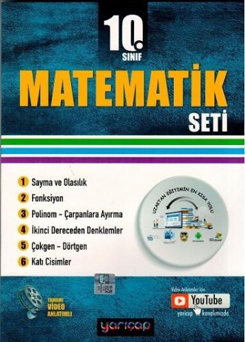 Yarı Çap Yayınları 10. Sınıf Matematik Seti Komisyon