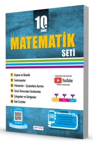 YarıÇap Yayınları 10. Sınıf Matematik Seti Komisyon
