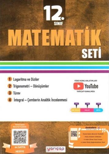 YarıÇap Yayınları 12. Sınıf Matematik Seti Komisyon