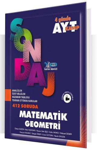 Yayın Denizi AYT Matematik Geometri Pro 412 Soruda Sondaj Kamp Komisyo